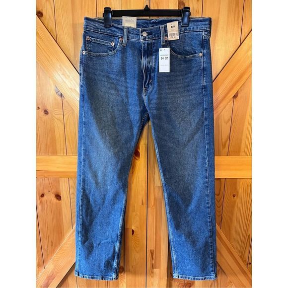 Levi's Other - Levis 505 Jeans Mens Regular Fit Straight Leg Stretch 34x32 NWT